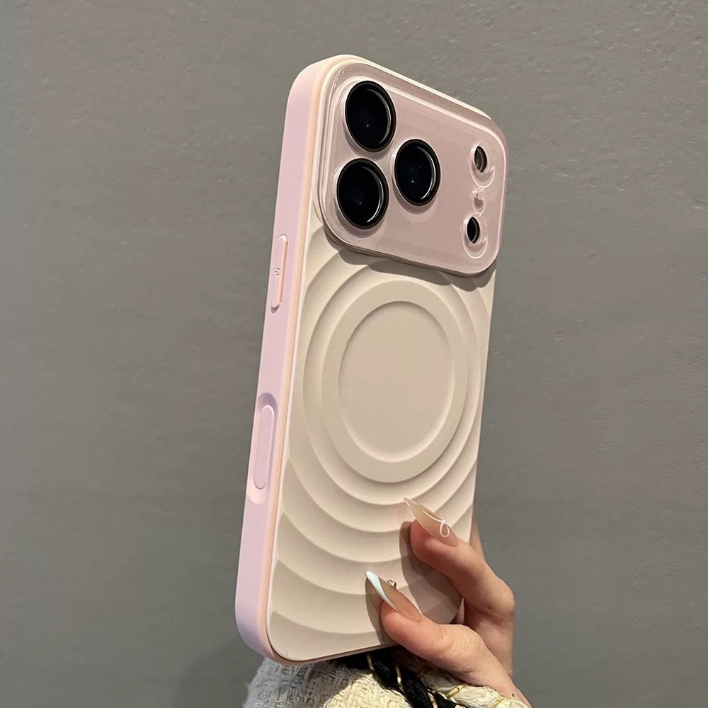Ốp điện thoại silicon lỏng từ tính mạnh mẽ màu xanh cho iPhone 17 Pro Max 16 15 14 13 Vỏ bảo vệ ống kính máy ảnh chống sốc