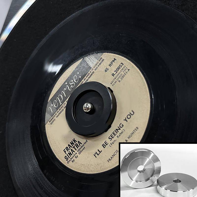 CANAMEK Premium 45 RPM Record Adapter Cho 7 Inch Vinyl Kỹ Thuật Chính Xác Cải Thiện Chất Lượng Âm Thanh Trên Bàn Xoay CSF
