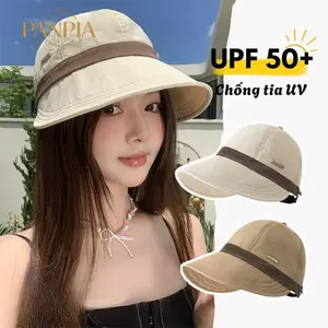 PNPIA- Mũ rộng vành dành cho nữ Mũ ngư dân có thể điều chỉnh chống tia cực tím Mũ chống nắng ngoài trời Mũ mùa hè nhẹ để đi bộ câu cá