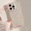 Điểm sóng nhỏ đầy màu sắc cho trường hợpiPhone17promax15Minor14Clear12proFlashPowderCase