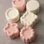 Luckyew 3D Trái Tim / Ngôi Sao / Tròn / Vuông Hoa Pudding Silicone Mousse Khuôn DIY Món Tráng Miệng Khuôn Socola Bánh Trang Trí Dụng Cụ Máy Nướng TQ