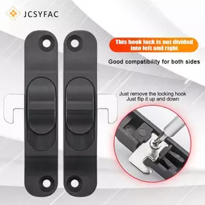 JCSYFAC 1 Bộ Trượt Kéo Cửa Lo Chống Trộm Cửa Sổ Móc Lo Bule Đa Năng Đẩy Cửa Sổ Lo Phần Cứng Mới