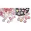 50 Cái Mới 19MM Acrylic Hoa Anh Đào Hạt Hoa Cánh Hoa Kết Nối Quyến Rũ Tự Làm Bông Tai Trang Sức Tóc Làm Nhựa Acessories Mới