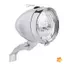 Đèn pha xe đạp cổ điển Vỏ ABS 3 đèn LED Xe đạp Đi đêm Cảnh báo an toàn Đèn trước không có pin mới