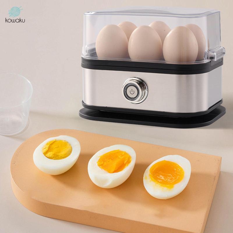 Nồi trứng đa chức năng Máy hấp trứng điện bằng thép không gỉ Máy luộc trứng có nắp cho bữa sáng nhà bếp