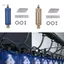 Bộ khớp nối kết nối nhanh hai lớp Shas Aluminium 30MPa để lặn dưới nước