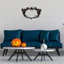 CIFbuy Halloween Vòng Hoa Nhện Trang Trí Tường, Điêu Khắc Ma Kim Loại Cho Vườn Cửa, Quà Tặng Năm Mới Giáng Sinh