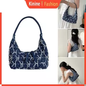 KIN Nữ Nách Túi Dễ Thương Ren Nơ Nơ Nơ Túi Nơ Nơ Túi Xách Đeo Vai Ví