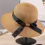 HFSHY Thanh Lịch Hepburn Nữ Đi Biển Che Nắng Mũ Thời Trang Mùa Hè Retro Mũ Nơ Người Cá Mũ VN