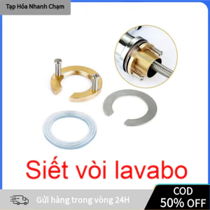 Đai Ốc Cố Định Chân Vòi Lavabo 32mm - Bộ Phụ Kiện Thay Thế Bằng Hợp Kim Nhôm, Kèm Đệm
