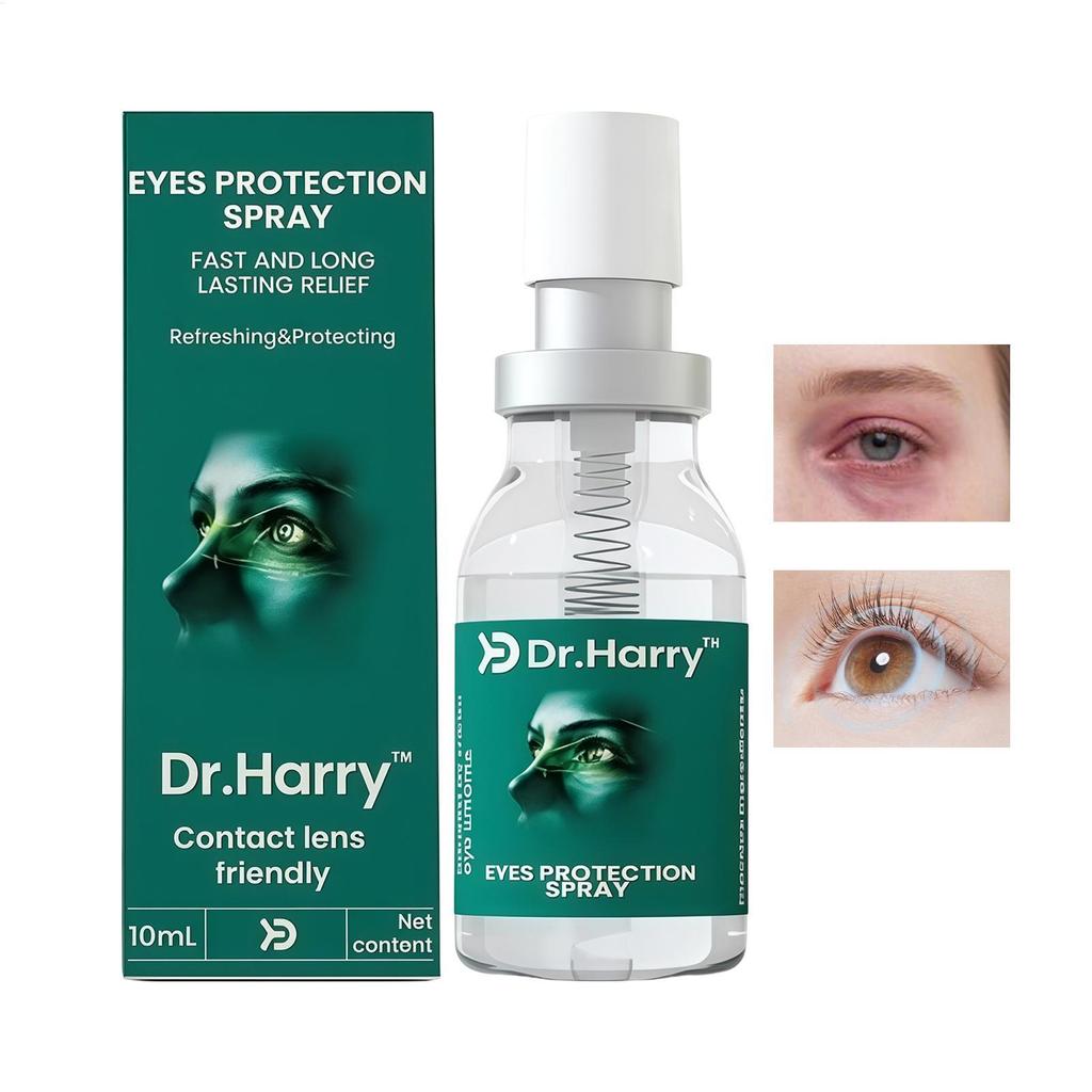Xịt dưỡng ẩm mắt 10ml Xịt mắt tiếp xúc tác động nhanh Thân thiện với ống kính nhẹ nhàng dành cho nam nữ Nghiên cứu công việc Giảm ewoekvn
