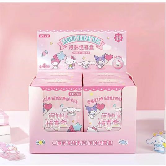 Nhân Vật Sanrio Bất Ngờ Hộp Mù Đồng Hồ Báo Thức Trang Trí Để Bàn Đầu Trang Trí Đồng Hồ Trang Trí