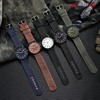 Đồng hồ đeo tay TOSE, Đồng hồ thạch anh dây đeo Nylon ngoài trời, Đồng hồ thể thao mặt số phát sáng thông thường