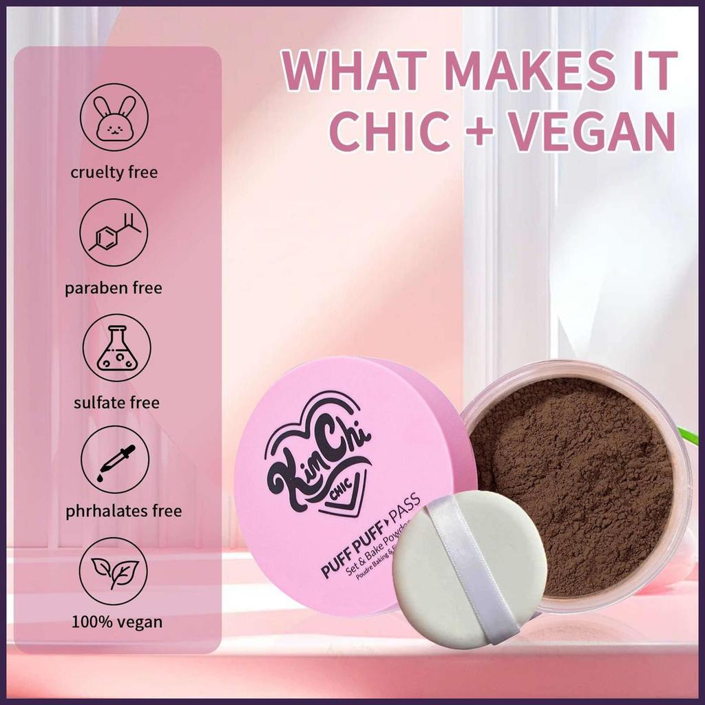 Beauty Setting Powder Matte Soft Makeup Powder Natural Light Highlighter Trang điểm du lịch ngoài trời hàng ngày ewoekvn