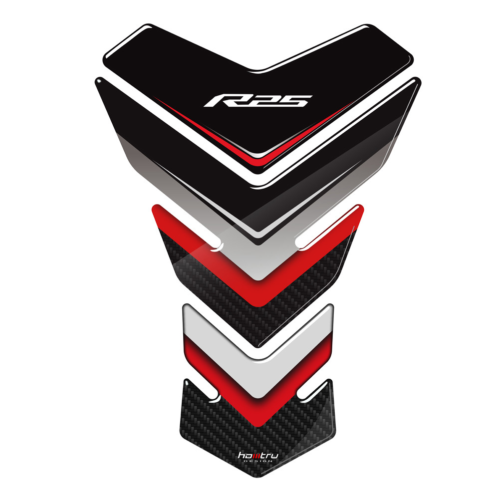 Dành Cho Xe Yamaha R1 R3 R6 R15 R25 Đa Năng Xe Máy Xe Tăng Miếng Lót Bảo Vệ Xương Cá Miếng Dán