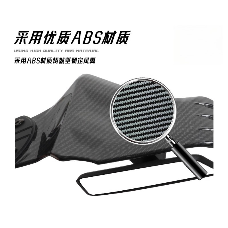 Dành Cho Xe Yamaha YZF R1 R3 R6 R15 R25 125 Winglet Gương Chiếu Hậu Sửa Đổi Phụ Kiện