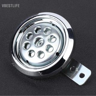 VBESTLIFE Còi xe máy Acouto Universal 105dB 12V 85mm Bạc Chrome Metal