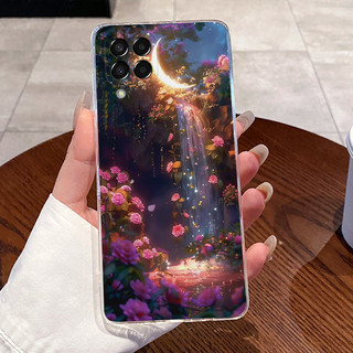 Dành Cho Samsung M33 5G M336B M336K Dành Cho Samsung Galaxy M33 M53 5G Ốp Lưng Trong Suốt Sang Trọng Dễ Thương Thỏ Tình Yêu Ngộ nghĩnh Silicon Mềm Ốp Lưng