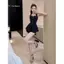 SET ÁO VEST PHONG CÁCH MỚI CỔ VUÔNG HỞ LƯNG- ÁO VEST THỜI TRANG- Chic Soirée