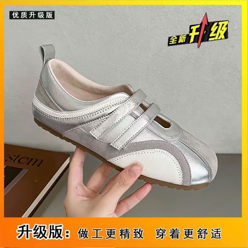 【✨Spot】Giày thể thao nữ Velcro Kiểu Hàn Tối giản Đế êm Thoáng khí Hàng ngày Đi làm Không mỏi chân
