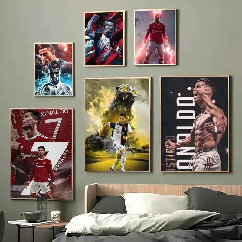 Cristiano Ronaldo Tranh Canvas Nhà Phòng Khách Phòng Ngủ Lối Vào Thanh Nhà Hàng Cafe Tranh Nghệ Thuật Trang Trí
