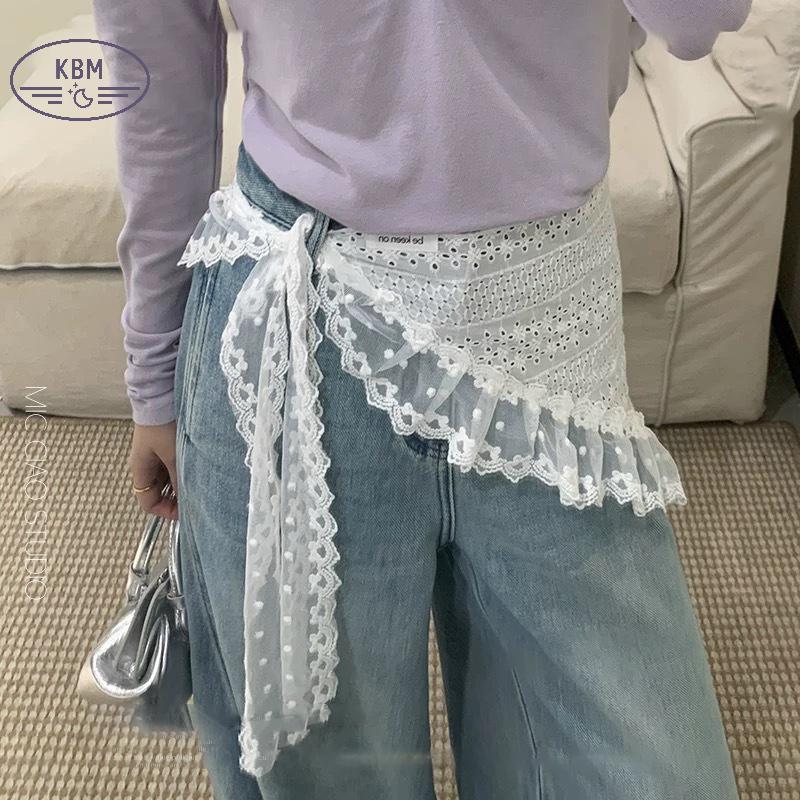 Khăn Trùm Đầu Ren Tam Giác Phong Cách Phương Tây - Đa Năng Thời Trang