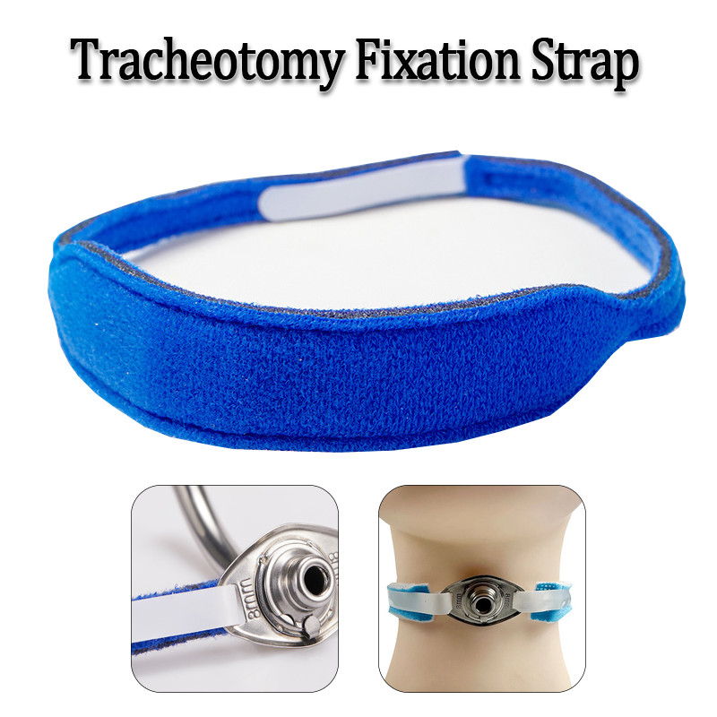 Thiết bị cố định ống khí quản có thể điều chỉnh Dây đeo hỗ trợ cổ giúp giảm kích ứng cổ