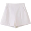 Quần short ống rộng chữ a eo cao dành cho nữ 2024 Quần short thời trang màu trắng phù hợp với mọi trận đấu 5.12