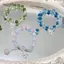 AqToCna Tinh Tế Bướm Ice Cra Gradient Glaze Pha Lê Đính Hạt Vòng Tay Nữ Bé Gái Co Giãn Ngọt Ngào Dễ Thương Lắc Tay Trang Sức Thời Trang AqToCna