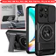 Armor Slide Lens Funda cho Honor X6B Plus Ốp lưng xoay vòng từ tính cho Honor X6C X8C X5B Plus Play 9A 4G Case stand Capa