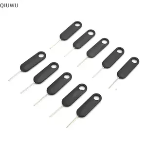 QIUWU 10 CHIẾC Khay đựng thẻ Sim đa năng Loại bỏ Pin Dụng cụ mở kim Máy phóng điện thoại.
