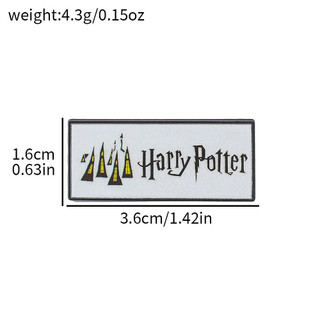 6 Cái / bộ Harry Potter Học Viện Ma Thuật Hermione Granger Ron Weasley Draco Hợp Kim Thổ Cẩm Kim Loại Ve Áo Pin