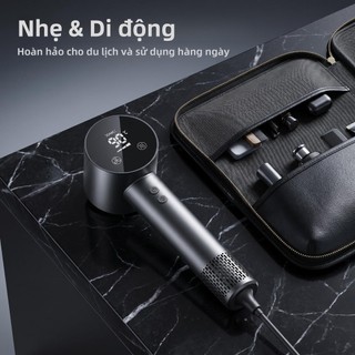 [Bảo Hành 1 Đổi 1] [VINZEO] Máy Sấy Tóc Tốc Độ Cao - 80 Triệu Ion Âm, Khô Nhanh, Không Hư Tổn Tóc