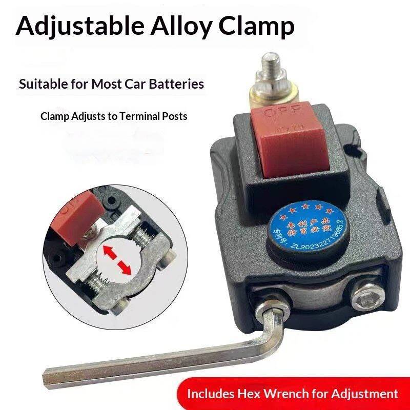 Ngắt kết nối pin JINHF cho ô tô có màn hình điện áp kỹ thuật số Đa năng 12V 24V Cắt nguồn an toàn cho xe ngoài trời HOT