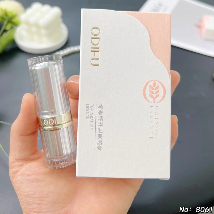 Counter Chính Hãng Audifu Tinh Chất Bột Yến Mạch Thay Đổi Nhiệt Độ Son Môi Mặt Tự Nhiên Dưỡng Ẩm Son Môi Dưỡng Ẩm Thay Đổi Màu Son Môi