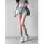 SIBYTE Xanh Jeans Short Rách Ôm Body Siêu Ngắn High Street Mỹ Sexy Nữ Thiết Kế Lạ #1796