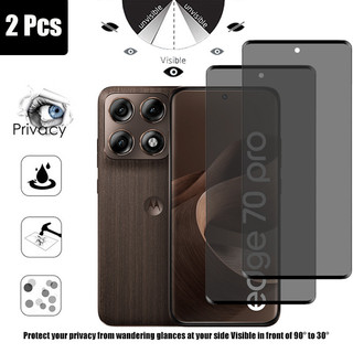 Moto Edge 70 Pro 2 Chiếc Kính Cường Lực Chống Gián Điệp Bảo Vệ Màn Hình Riêng Tư Cho Motorola Signature Moto Edge 60 Fusion Pro 5G