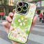 Ốp lưng iPhone hình mèo Clover Vỏ máy ảnh silicon mềm - iP 7/8/X/XS/XR/11/12/13/14/15/16/17/Plus/Air/Pro/Max