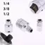JCSYFAC 1 / 3 Cái Qui Phát Hành Tua Vít Giá Đỡ Tác Động Soet Chuyển Đổi Công Cụ 1 / 4 "3 / 8" 1 / 2 "Vuông Ổ Sang 1 / 4" Hex Shank Soet Bits Bộ Chuyển Đổi Mới