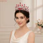 WEETW Bridal Tiara, Vương miện pha lê tinh tế thủ công, Công chúa Diadem Trang trí công phu bằng kim loại cổ điển Baroque Mũ nón Quinceanera