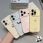 Ốp Điện Thoại Dễ Thương Cho iPhone 17 Air 17E 16E 16 15 Plus Pro Max 17ProMax 16ProMax Bên Hình Trái Tim Hoạt Hình Kitty Cat Miffy Vỏ Mềm Chống Sốc