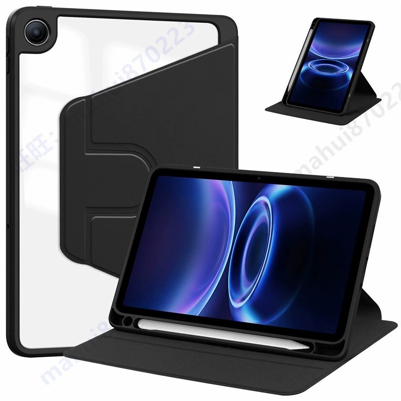 Ốp lưng Redmi Pad 2 9.7 inch Mới 2026 720° Ốp lưng Acrylic xoay có khe cắm bút cho Xiaomi Redmi Pad 2 9.7 "Giá đỡ máy tính bảng bảo vệ từ tính