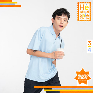 3PhầnTư - Áo Polo Nam Trơn Dáng Ôm vừa Thể Thao Khóa Kéo Tiện Dụng Vải Sorona Từ Ngô Co Giãn 4 Chiều - TPLM24002