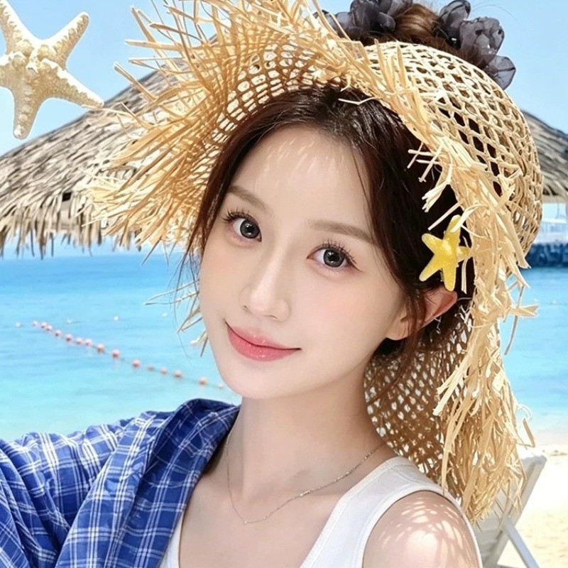 Kẹp Tóc Mặt Nhỏ Thời Trang Phong Cách Mới Nữ Ngôi Sao Kẹp Tóc