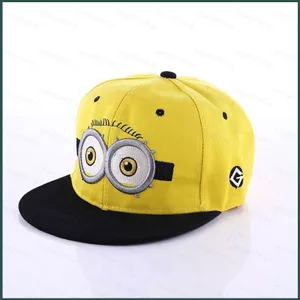 SQ Minions Thêu Mũ Bóng Chày Cho Trẻ Em Sunhat Đạt Đỉnh Mũ Cho Nam Đi Biển Ngoài Trời Tất Cả