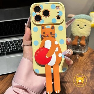 Ốp Điện Thoại Cho Chó Mèo Dễ Thương Cho Redmi Note 15 14 13 Pro Plus 12 11T 11S Turbo 5 Max 5G 4G Vỏ Hoạt Hình Chấm Bi Bên Trái Tim Tình Yêu Vỏ Mềm