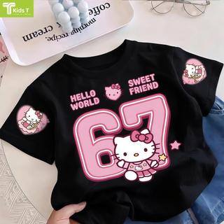 COD✅ (Hồ Chí Minh)Kids T Mall Áo phông tay ngắn In hình hoạt hình Áo Kiểu rộng và ấn tượng Trẻ em thời trang #VN659