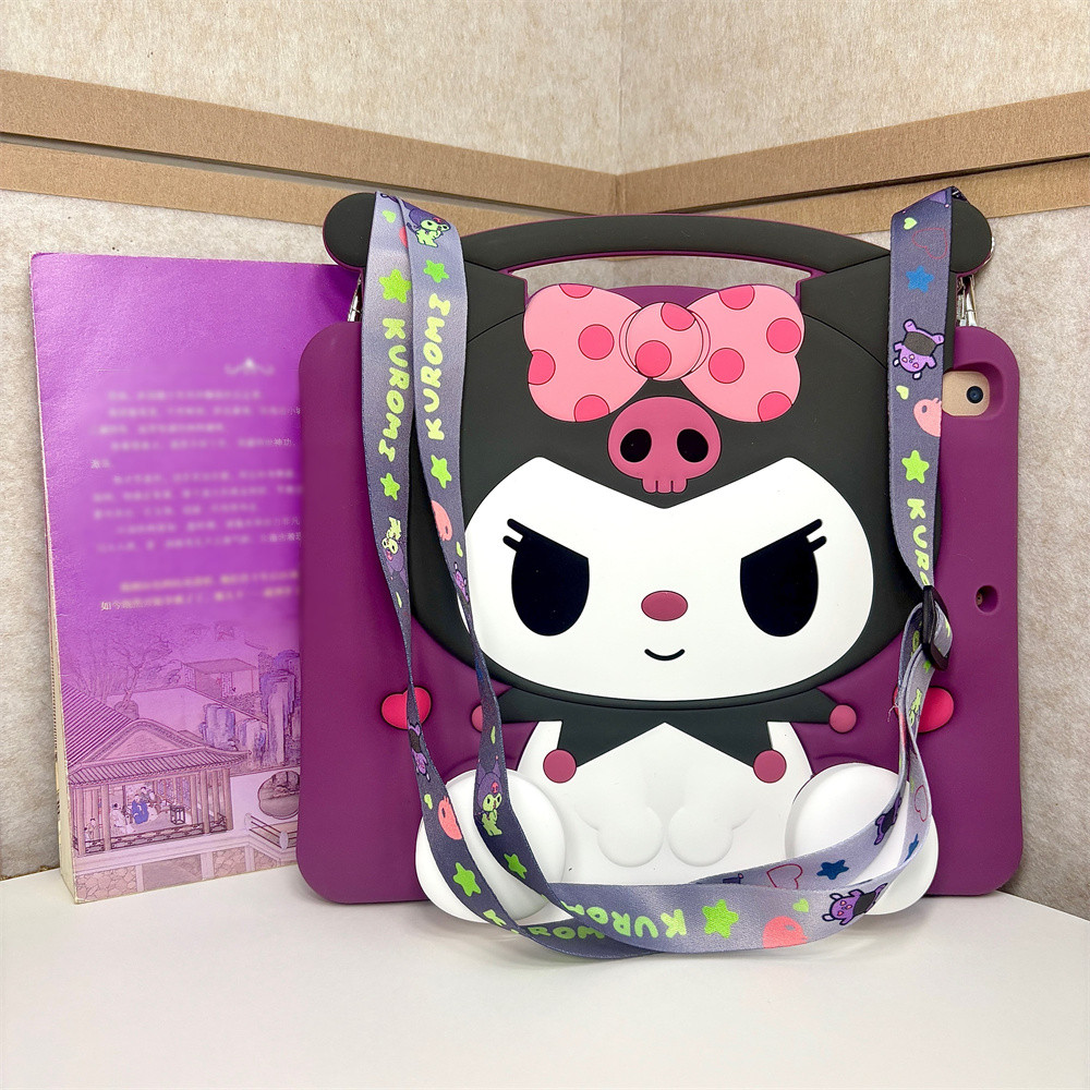 Ốp Lưng Tương Thích Cho Honor Pad 10 2025 12.1inch Vỏ Búp Bê Hoạt Hình Dễ Thương Đứng Bút Khay Máy Tính Bảng Dây Buộc Bao