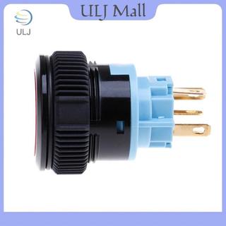 Nút nhấn đèn flash cảnh báo khẩn cấp led màu đỏ ULJ 22mm tự khóa.