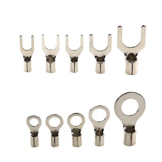 AIMVUKES Hộp cos 320chiếc, thiết bị đầu cuối nối dây điện, cos tròn, cos Y, kìm bấm cos